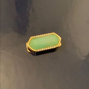 KEEP Gold and Quartz Stone Charm